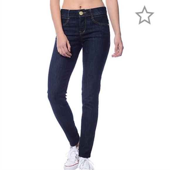 Nordstrom Jolt Skinny Dark Wash Denim 